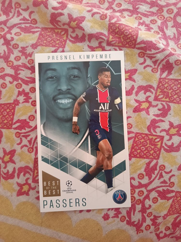 Paris Saint-Germain F.C. Psg Football Trading Card product image