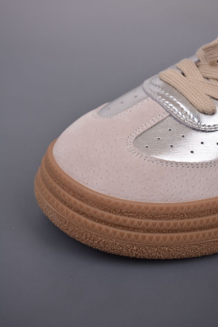 Chanel Metallic Silver Sneakers image 6