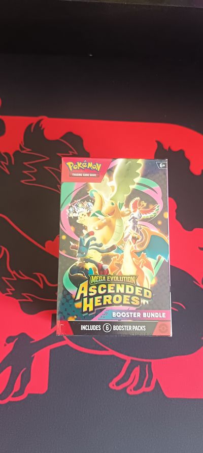 Rip only Pokémon Tcg Mega Evolution Ascended Heroes Booster Bundle