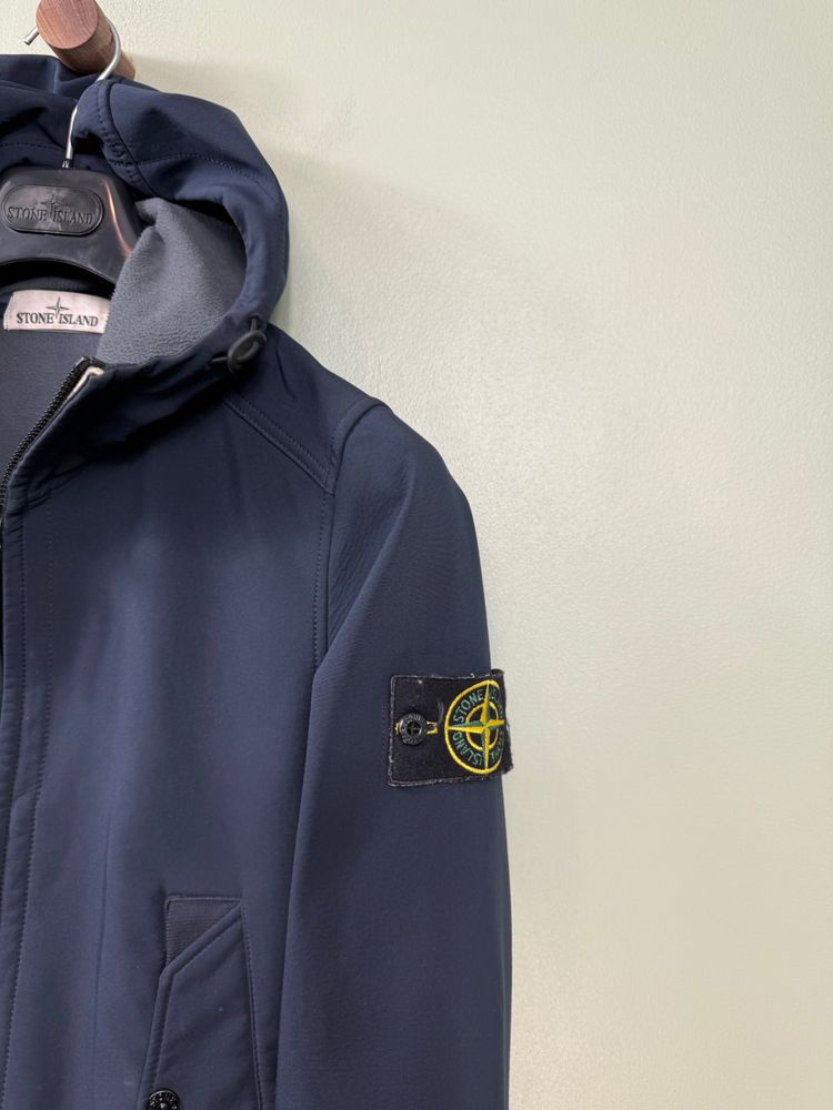 Stone Island Navy Soft Shell Jacket 3