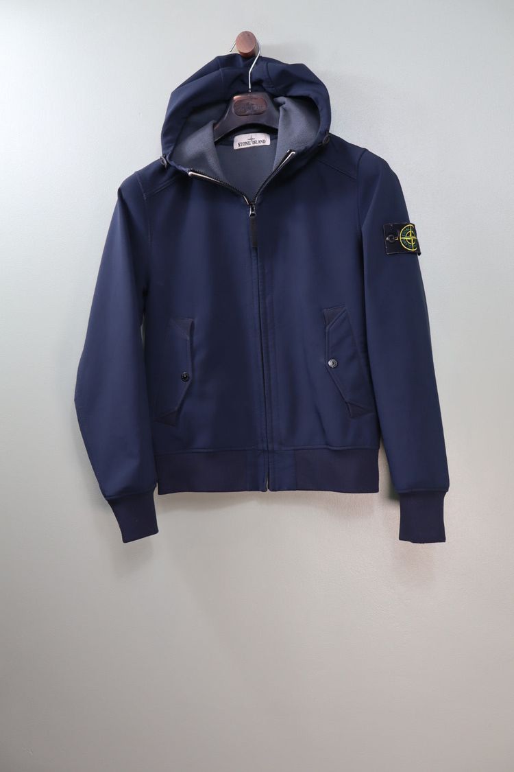 Stone Island Navy Soft Shell Jacket 5