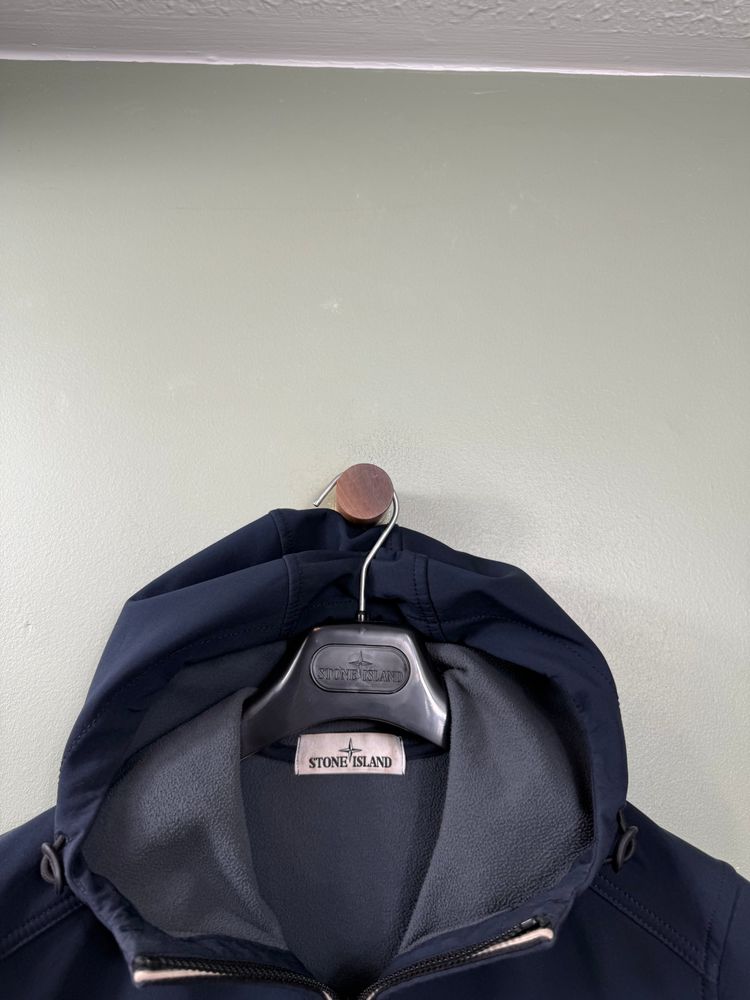 Stone Island Navy Soft Shell Jacket 2