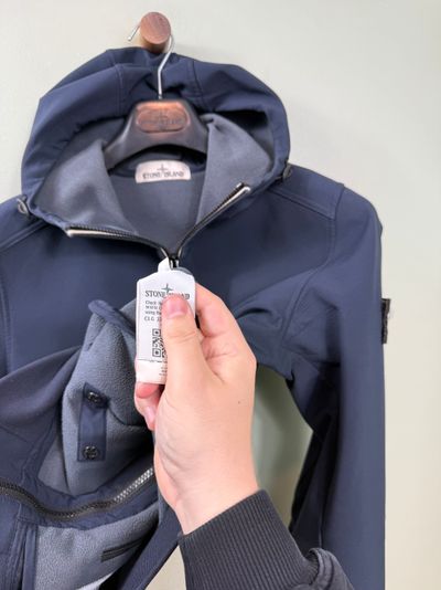 Stone Island Navy Soft Shell Jacket 6