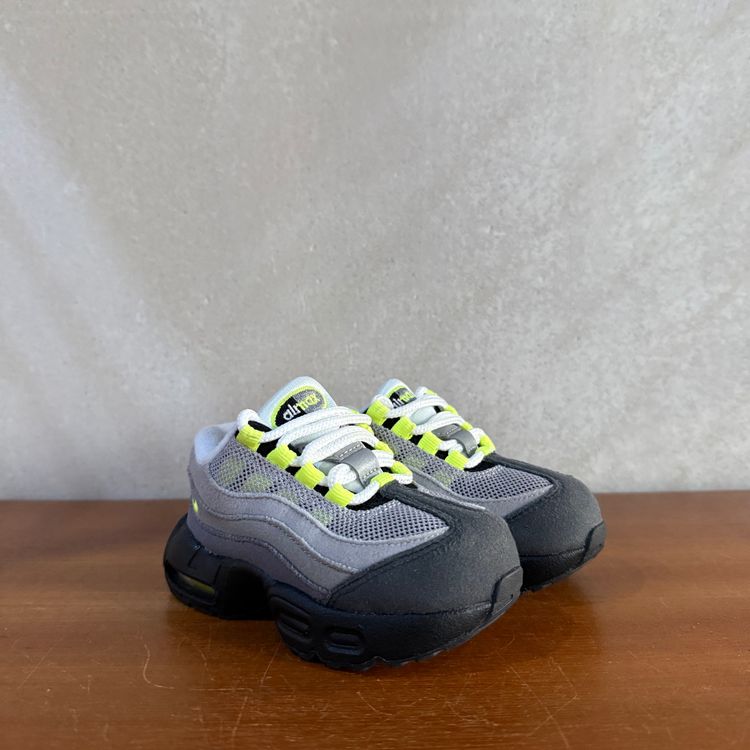 KIDS Nike Air Max 95 (TD) | OG Neon | 905462050 | US 6C / UK 5.5 imagen 3
