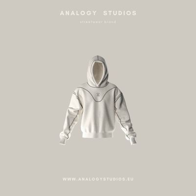 Analogy Studios Hoodie White