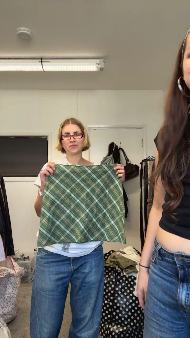 Other green plaid skirt 10 product image
