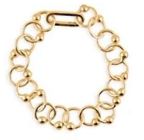 PIERCING BRACELET IN GOLD VERMEIL 19CM - (NEW) obraz 1