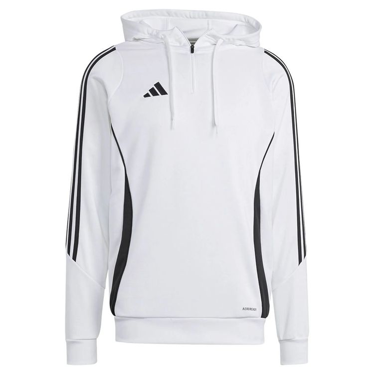 Immagine di adidas Tiro 24 1/4 Zip Training Hooded Sweater rrp £45.00 (IR9399) 3