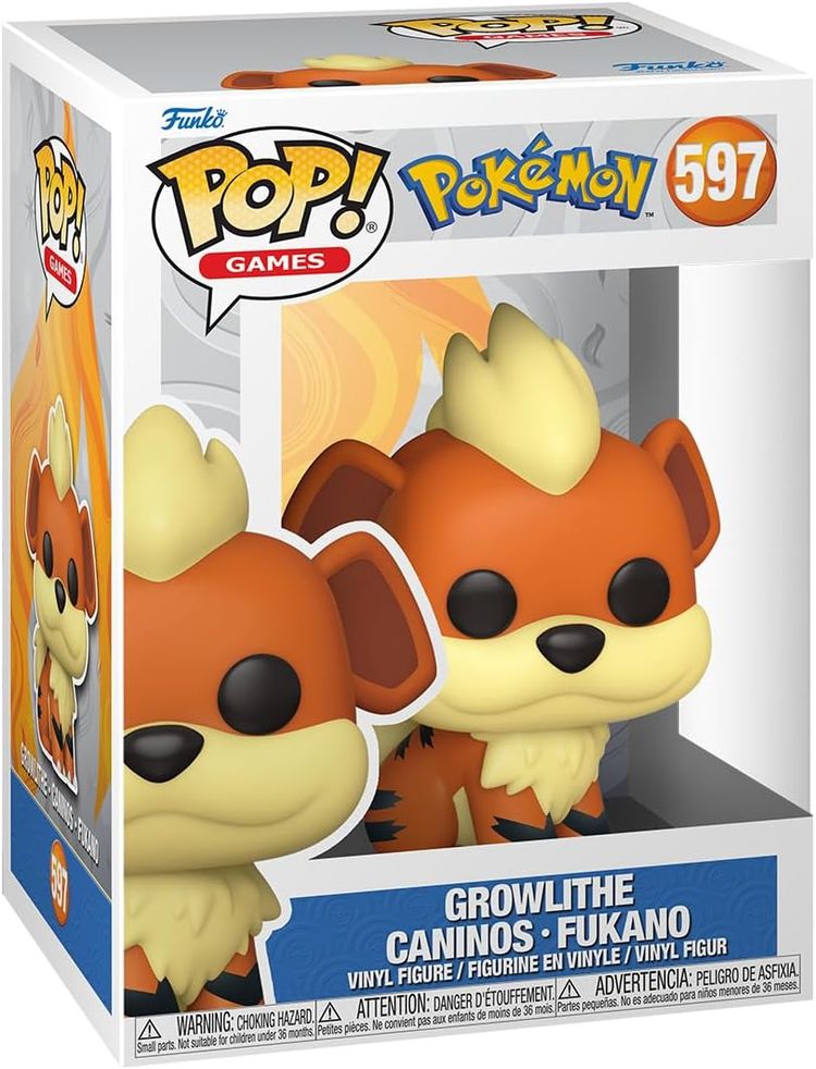 Funko pop - Pokémon Growlithe 9 cm 597