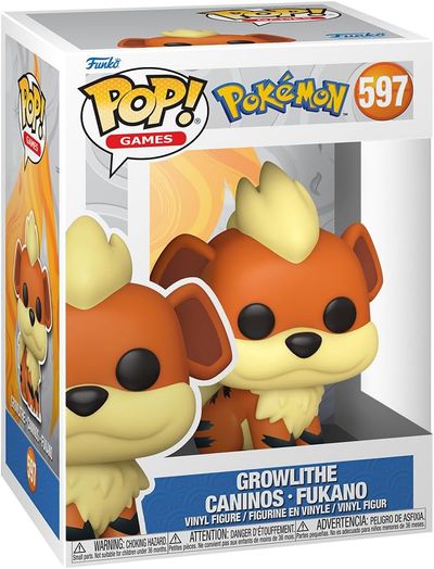 Funko pop - Pokémon Growlithe 9 cm 597
