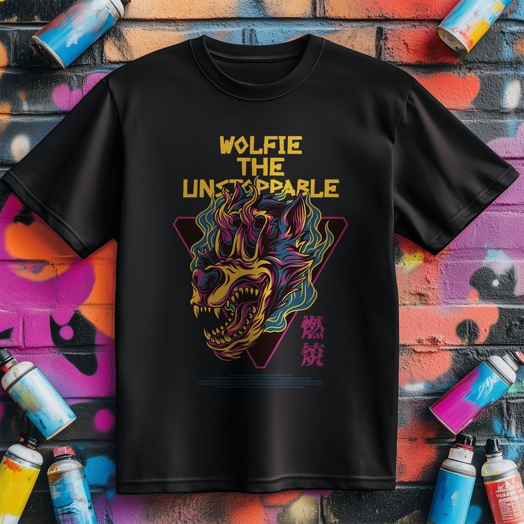 Wolfie The Unstoppable T-shirt – image 1