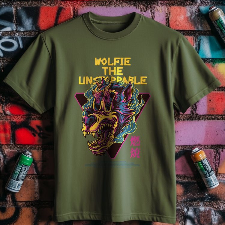 Wolfie The Unstoppable T-shirt – image 3