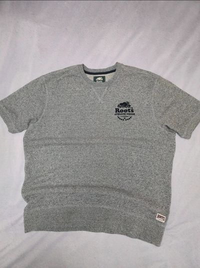 Roots Grey Short Sleeve Sweatshirt