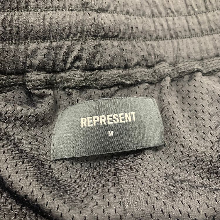 Represent Medium Shorts Black Mesh Initial Shorts Bottoms 4