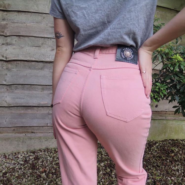 Versace VERSACE COUTURE PALE PINK JEANS product image
