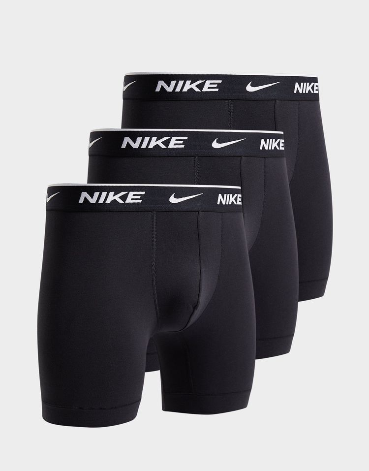 (BUY NOW S-XL) NIKE MEN’S BOXERS 3 PCK ALL BLACK - GREY,BLACK,WHITE