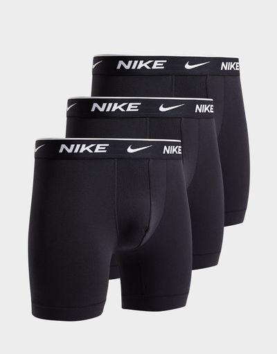 (BUY NOW S-XL) NIKE MEN’S BOXERS 3 PCK ALL BLACK - GREY,BLACK,WHITE