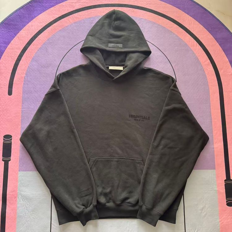 Essentials Black Hoodie image 1