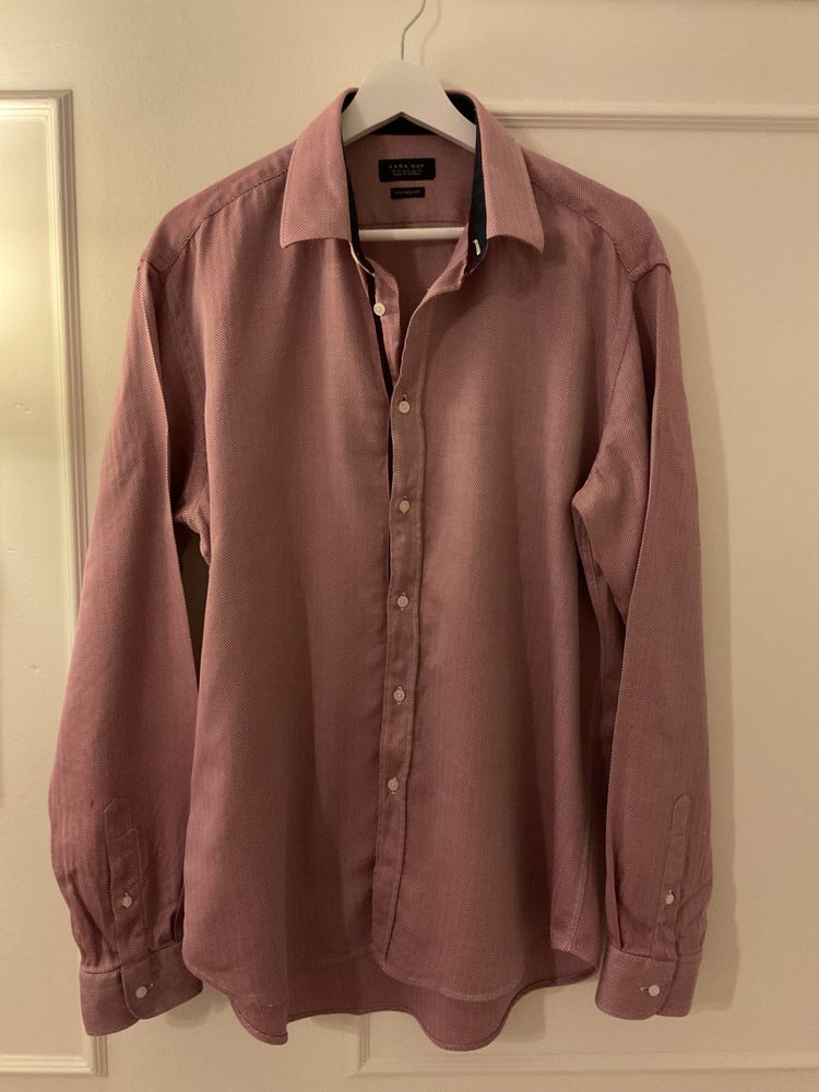 Zara Men'S Long Sleeve Shirt