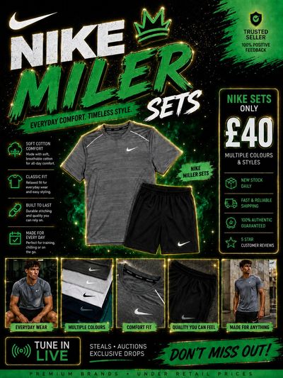 Nike Miller Sets S M L XL XXL