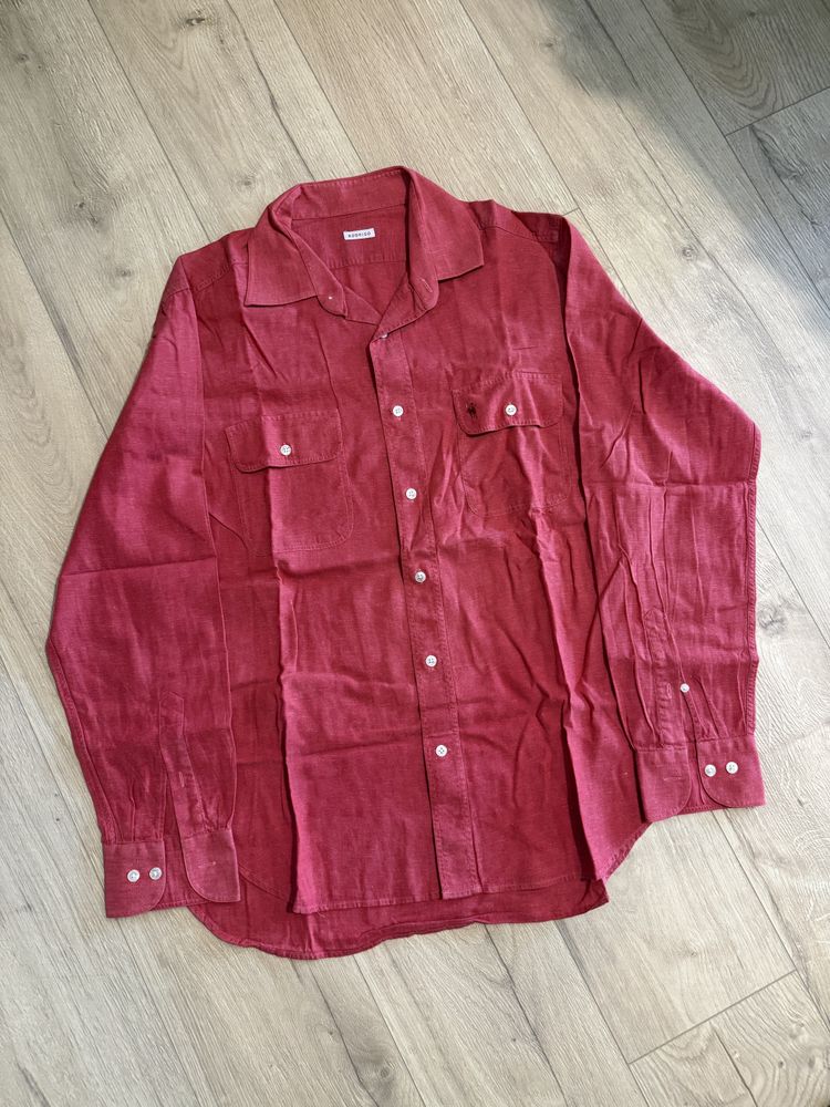 Rodrigo Red Button-Up Shirt