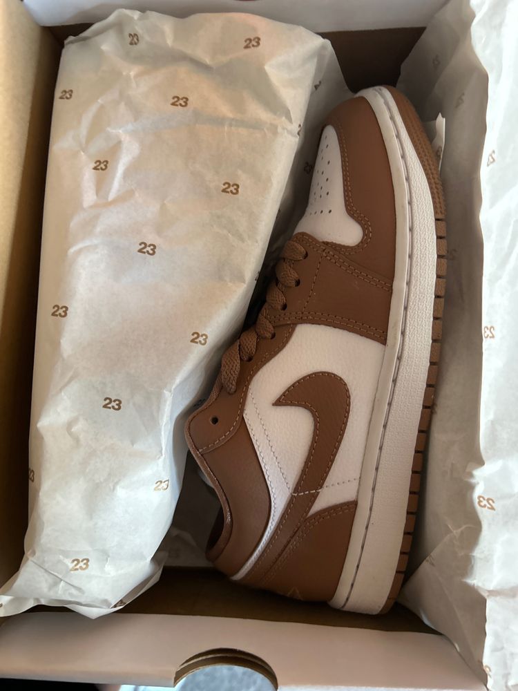 Brown And White Sneakers