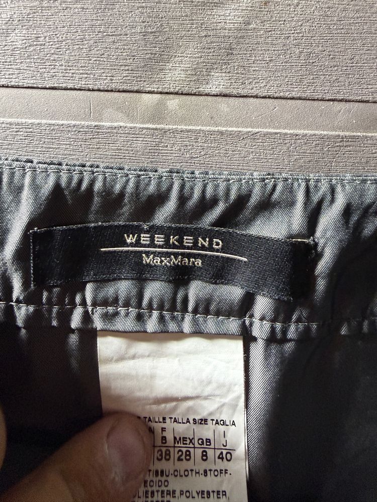 Weekend Maxmara Grey Skirt image 8