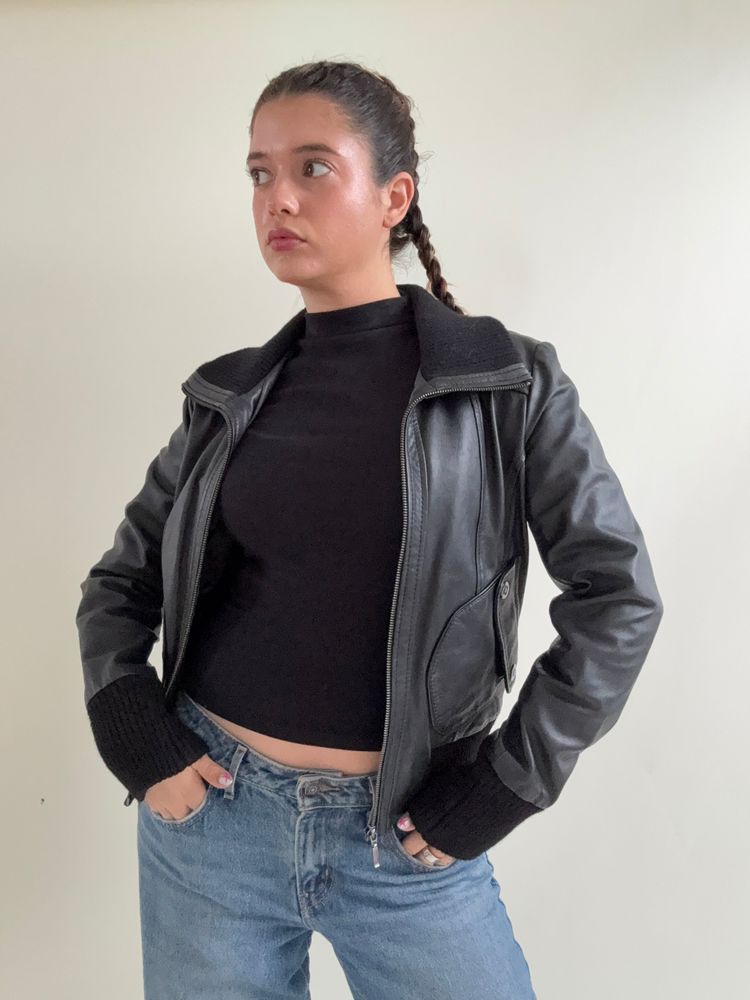 Oasis Leather Jacket (UK12) 6