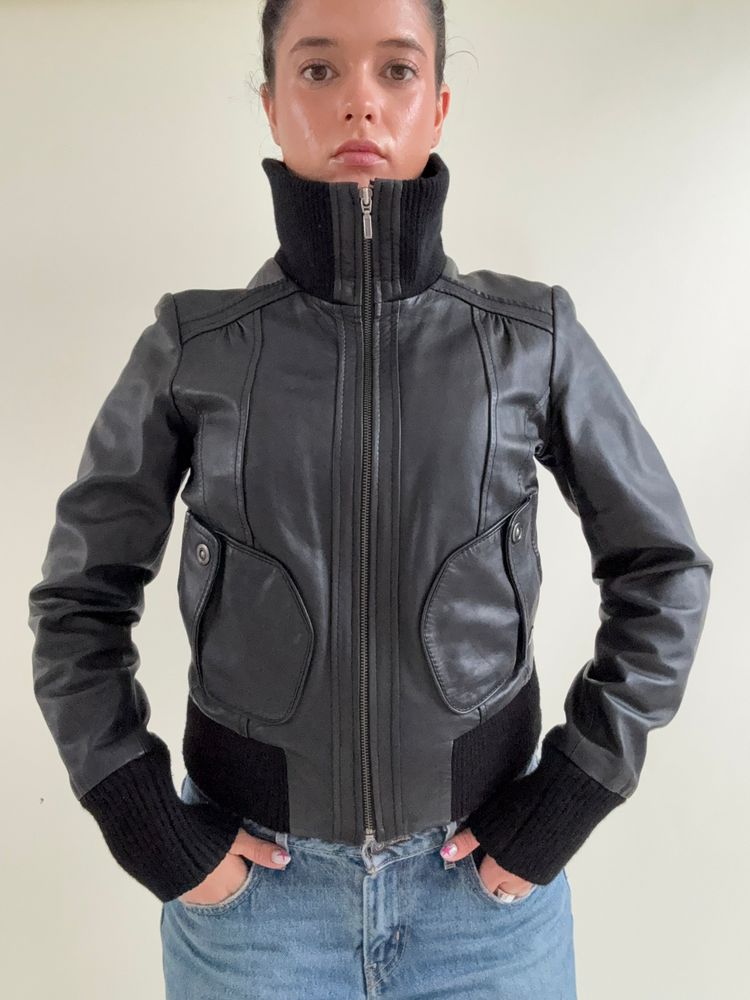 Oasis Leather Jacket (UK12) 4