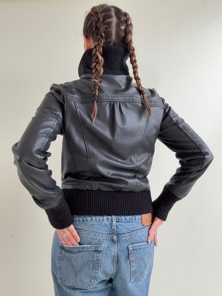 Oasis Leather Jacket (UK12) 9