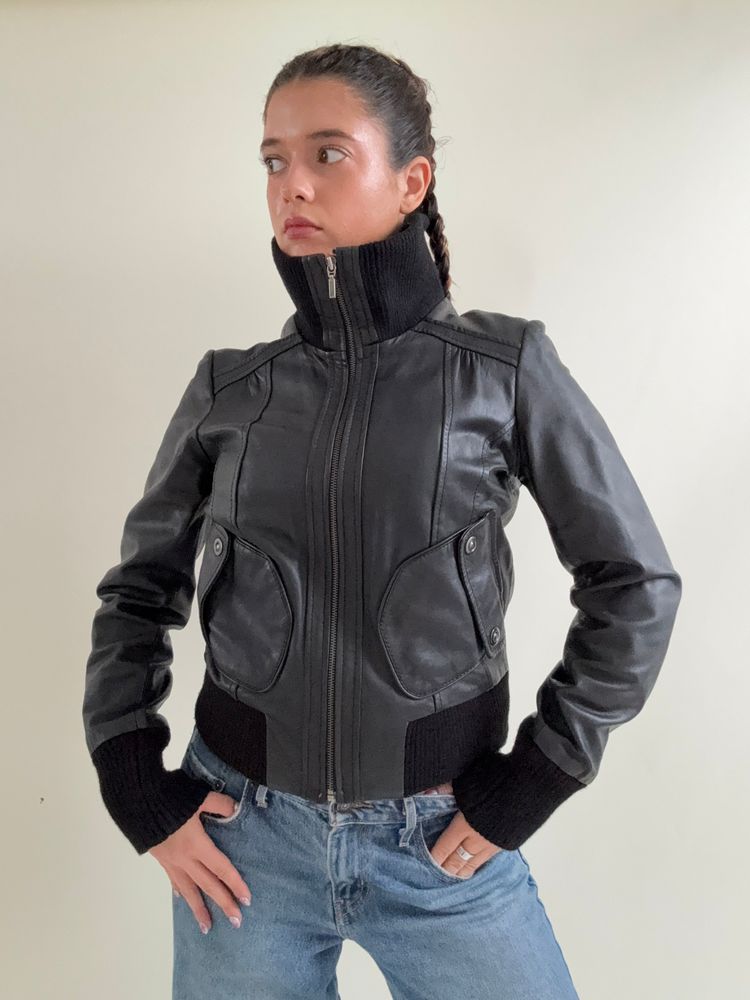 Oasis Leather Jacket (UK12) 11