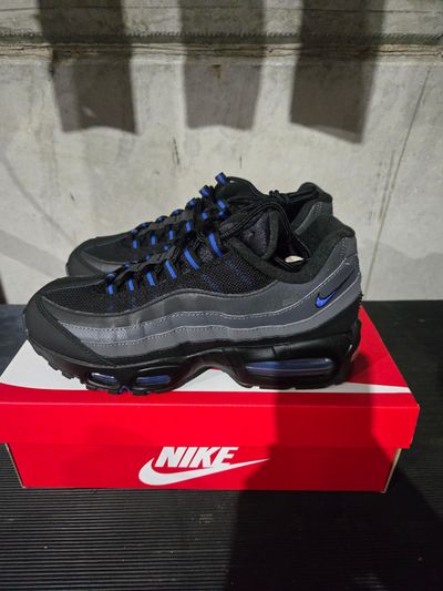 A1 Nike AM95 Big Bubble Black Game Royal New In Box