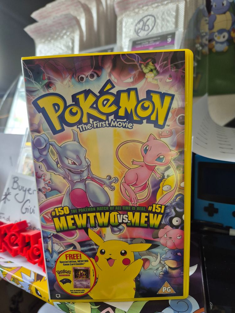 Pokémon The First Movie vcr brand new 