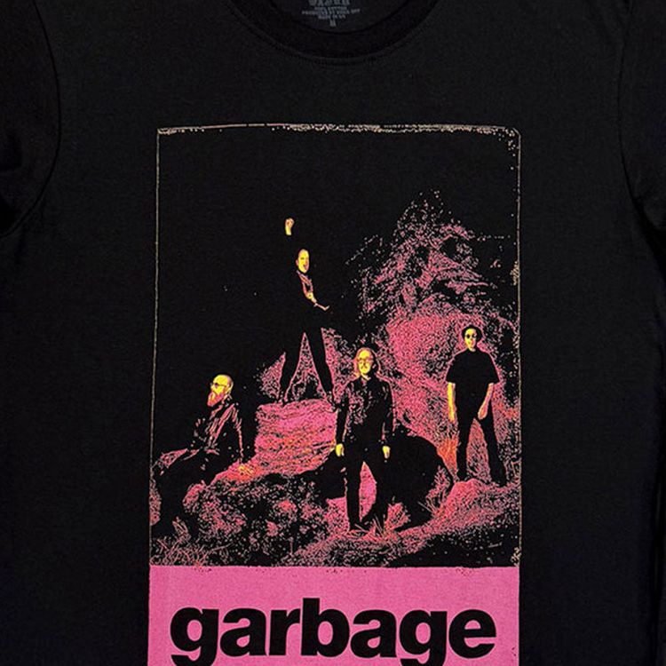 Garbage Neon Band Logo T Shirt 3