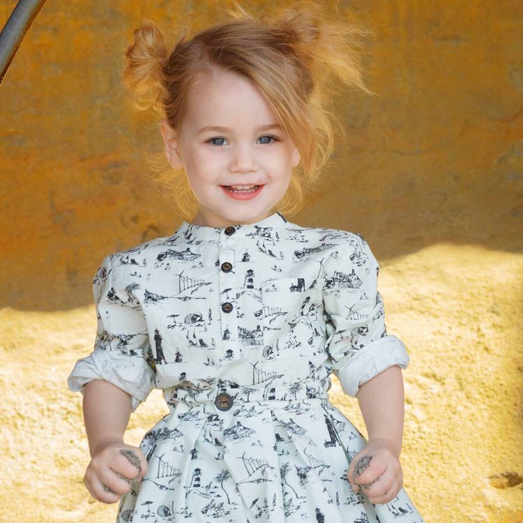 Baby Shirt with Vintage Print 3