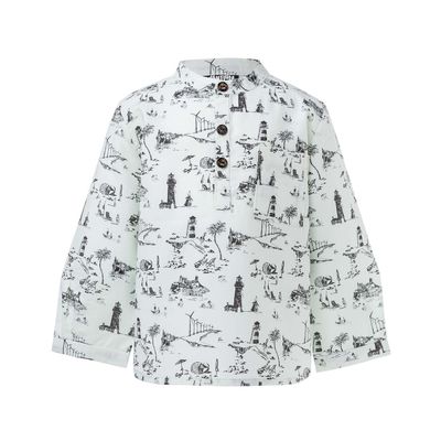 Baby Shirt with Vintage Print 1