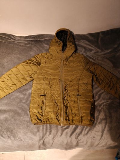 Brown Hooded Puffer Jacket