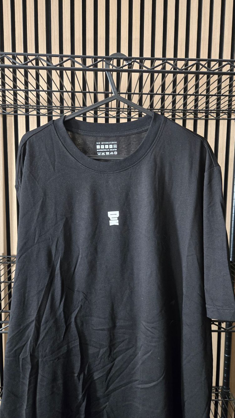 B129 DJK Ninja Logo Black Tee Brand New