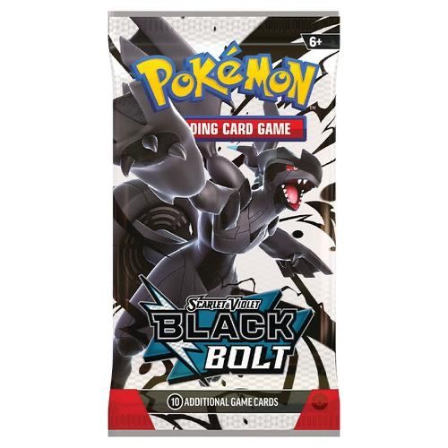 Pokémon Scarlet & Violet Black Bolt Trading Card Game booster pack