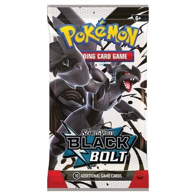 Pokémon Scarlet & Violet Black Bolt Trading Card Game booster pack