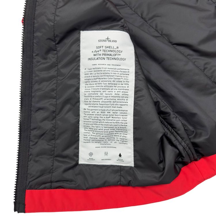 A/W 22 Stone Island e.Dye Soft Shell Gilet with Primaloft image 7