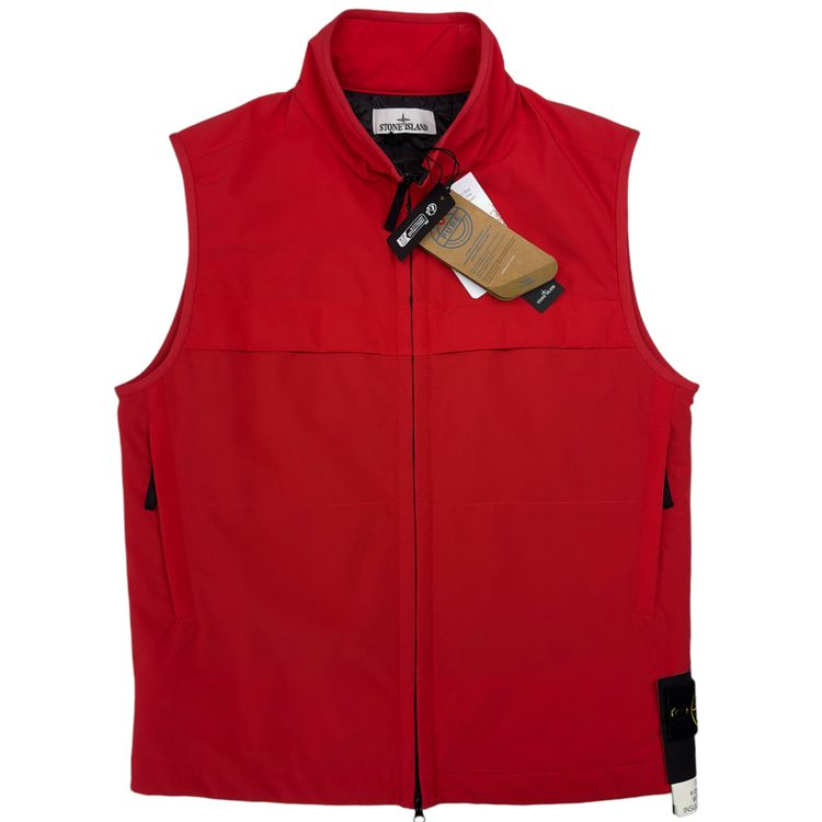 A/W 22 Stone Island e.Dye Soft Shell Gilet with Primaloft image 1