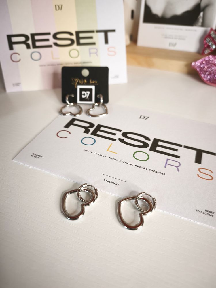 Pendientes CORA PLATA - RESET x D7 4