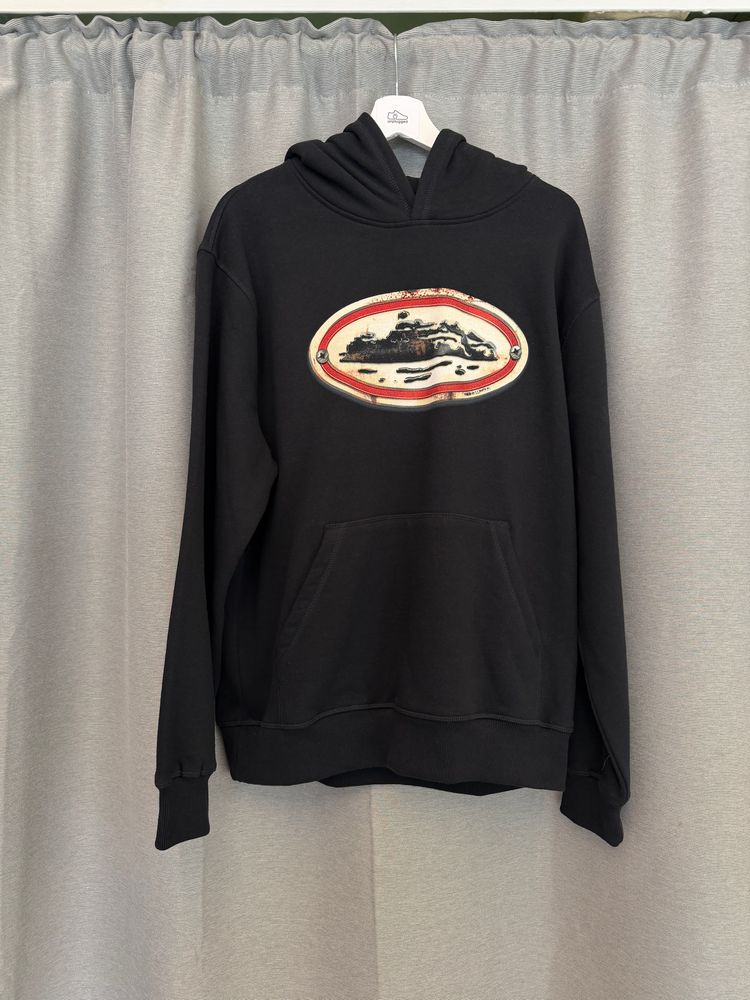 Corteiz Black Hoodie Logo 