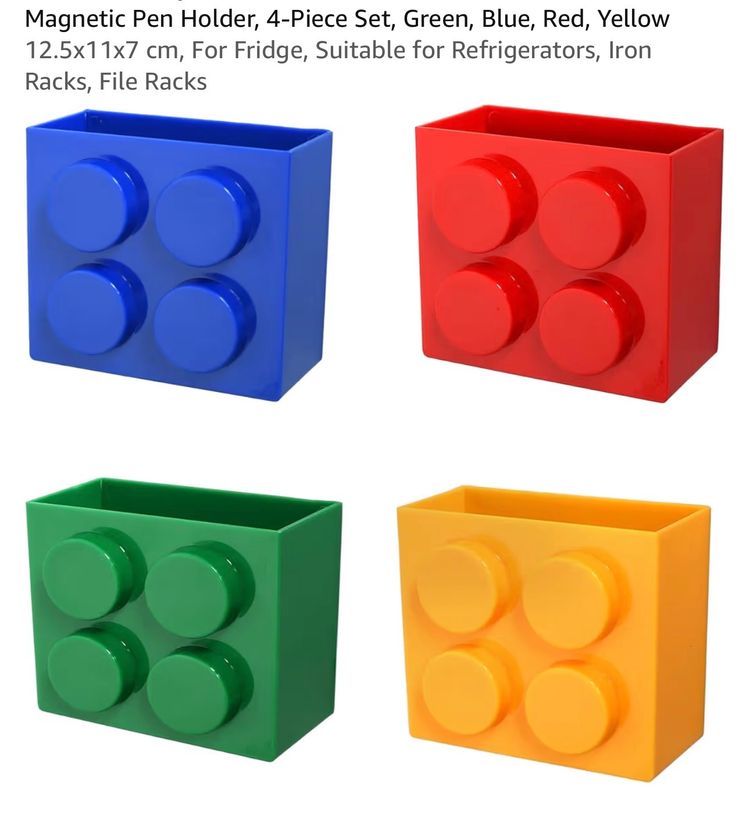 Magnetic Pen Holder 4-Piece Set