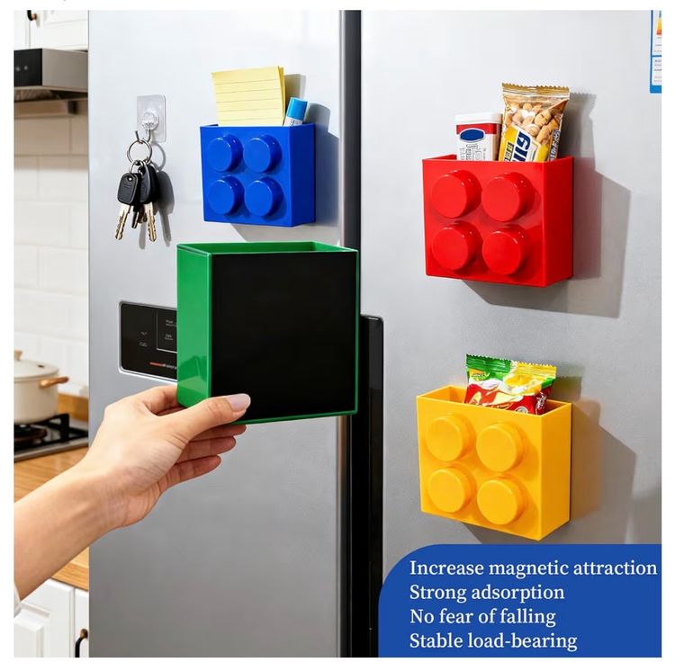 Magnetic Pen Holder 4-Piece Set imagen 4