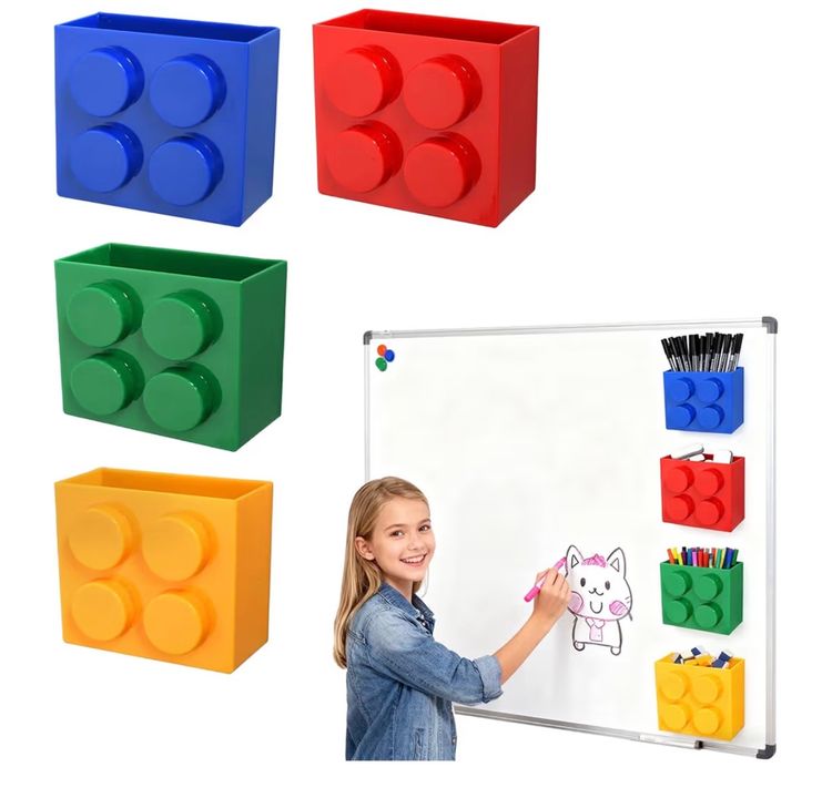 Magnetic Pen Holder 4-Piece Set imagen 5