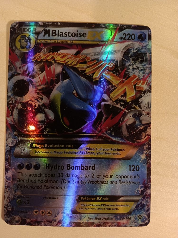Pokémon Mega Blastoise Ex Pokémon Trading Card product image