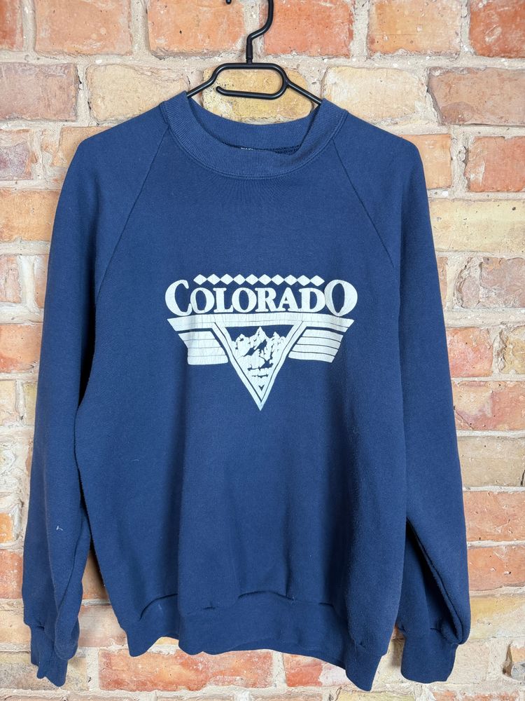 Blue Sweatshirt With Colorado Print