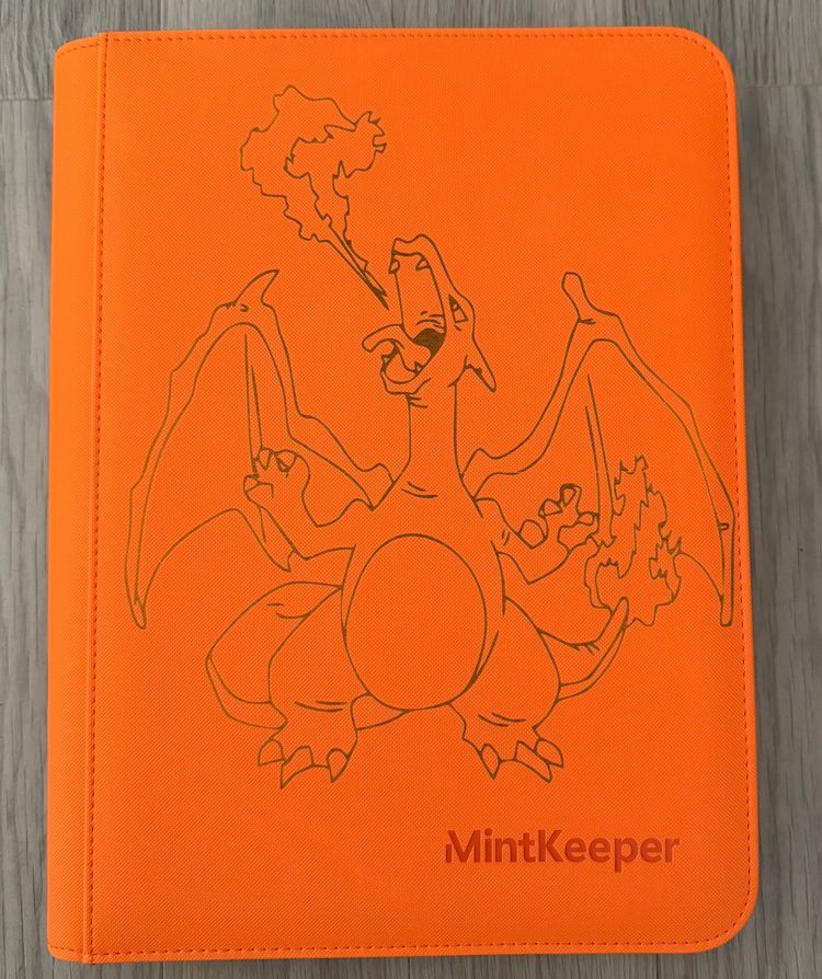 Orange Mint keeper Card Binder